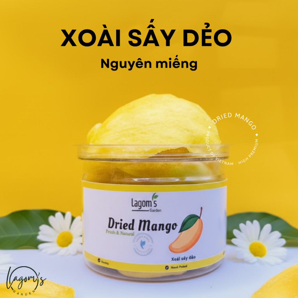 Xoài lát sấy dẻo thượng hạng -  Lagom's Garden