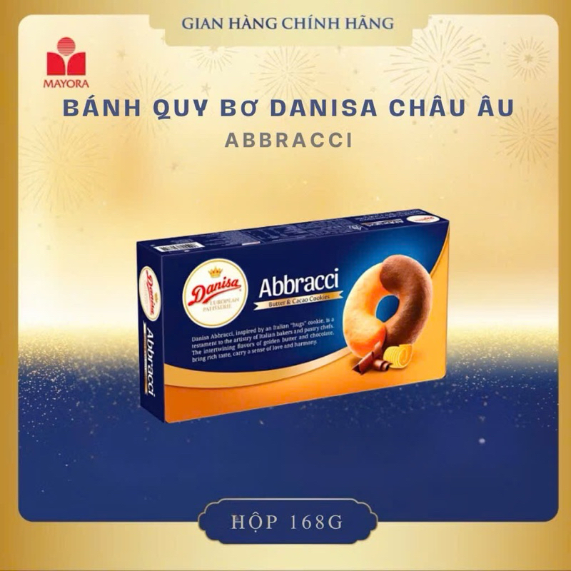 2 hộp bánh Danisa Chocofello & Abbracci 168g