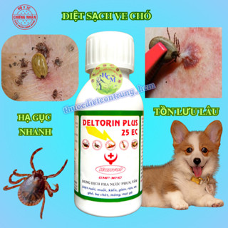   Chính Hãng  DELTORIN PLUS 25EC - 100ml - Thuốc diệt ve chó hiệu quả 