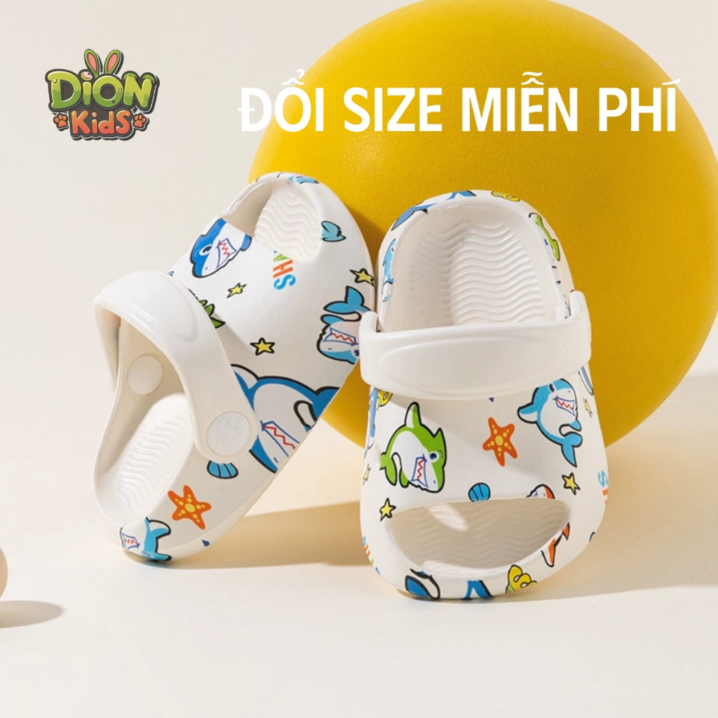 Dép sục xăng đan bé trai chất liệu Eva cao cấp, không mùi, siêu nhẹ, êm chân và an toàn cho bé gái