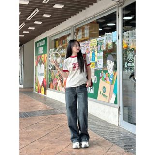  Quần jean suông thêu mèo CHIBEST EQD126 