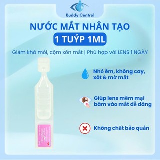  Nước nhỏ mắt lens makeup Novotane tuýp 1ml dưỡng ẩm giảm khô mỏi mắt - Buddy Central 