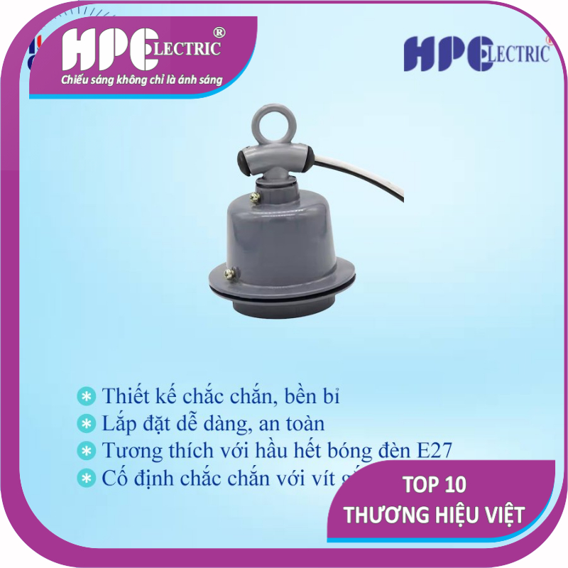 ( combo 2 combo 5 combo 10 đuôi đèn công nghiệp E27 , đuôi ly nhôm công nghiệp E27 )