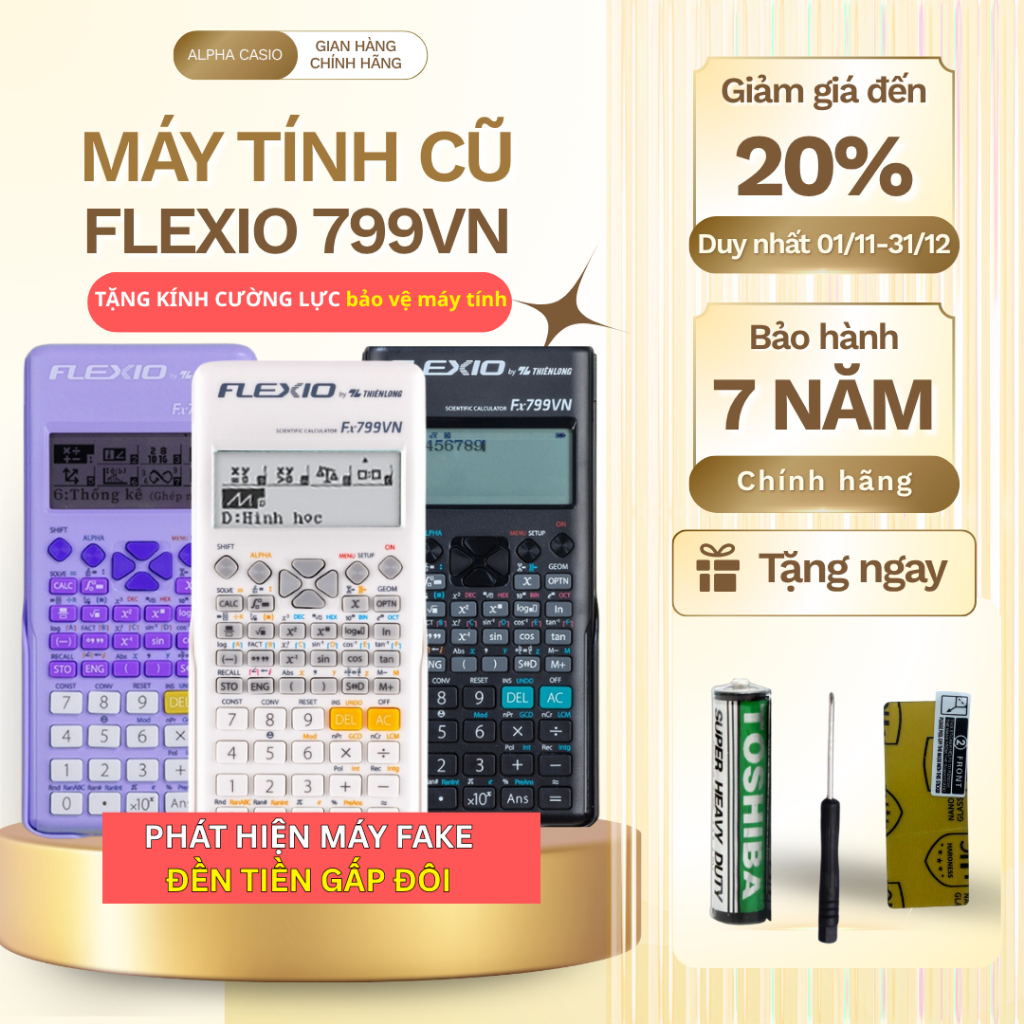Máy tính Thiên Long Flexio Fx799VN (độ mới 85-99%) |Flexio Fx 799 VN cũ CHÍNH HÃNG được phép mang và