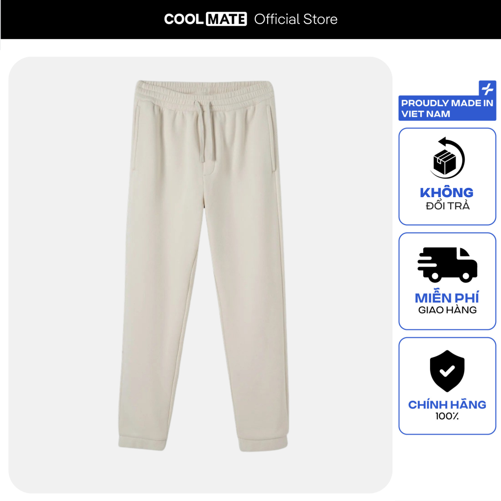 [SALE TẾT-Mua 2 giảm 50%]Quần nỉ Jogger Pants Fleece mềm mại, ấm áp, co giãn đàn hồi tốt Coolmate