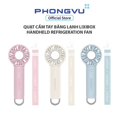 Quạt Cầm Tay Băng Lạnh Lixibox Handheld Refrigeration Fan - Làm mát nhanh, Gập gọn, Sạc tiện lợi - Không bảo hành
