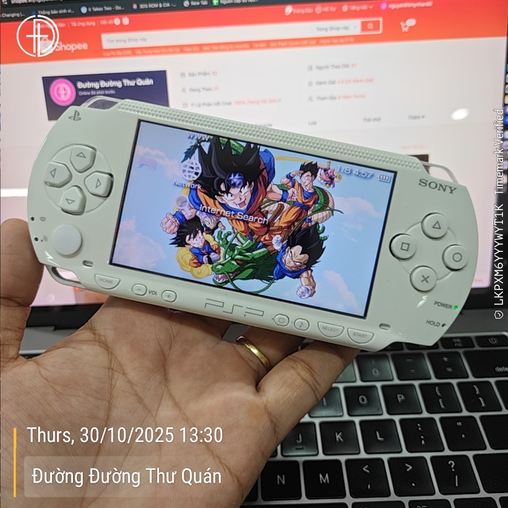 [Máy Cũ 98% - Đọc kỹ trong phần mô tả] PSP 1000 - 64G - Đã Mod