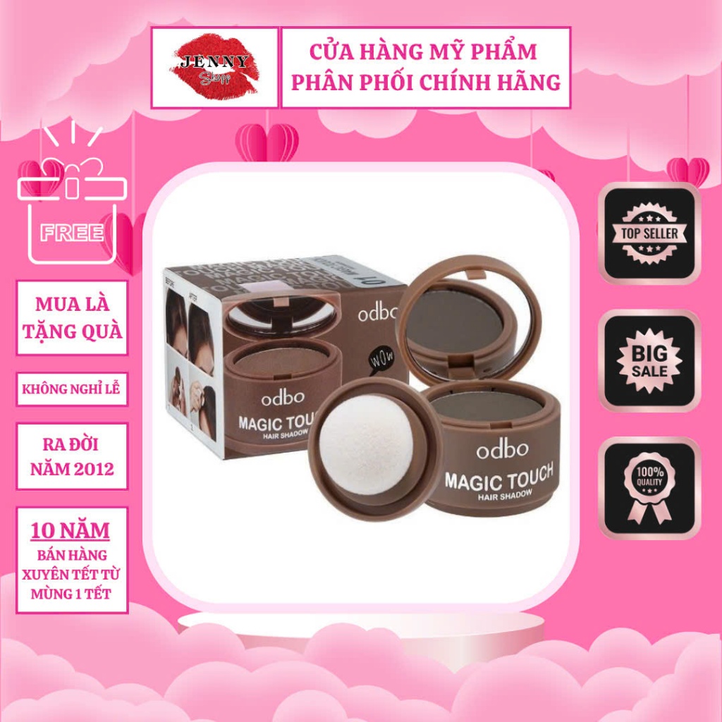 Phấn phủ MAYCHEER/ODBO che hói chấm hói và che khuyết điểm tóc ODBO