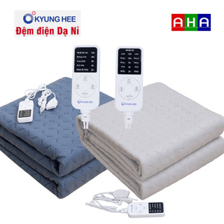  Đệm Điện Hàn Quốc Kyung Hee vải tuyết nhung và dạ nỉ hàng chính hãng có chức năng hẹn giờ và tự ngắt an toàn tuyệt đối 