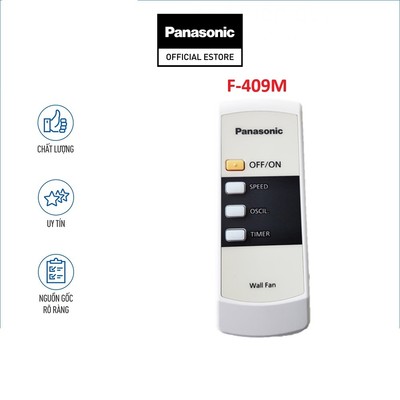 [SP Tách đơn] Điều khiển Quạt Panasonic Model F-409M, mã 409MS1600ZM