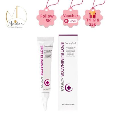 Gel chấm mụn Pharmaform Spot Eliminator Acne Gel giảm mụn trứng cá và điều tiết bã nhờn