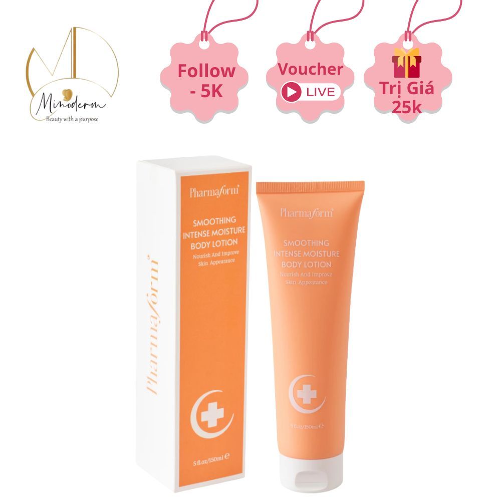 Kem dưỡng  Pharmaform Smoothing Intense Moisture Body Lotion cải thiện tình trạng viêm nang lông