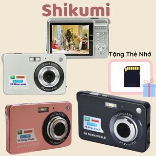  Máy ảnh kĩ thuật số digital mini camera v2 SHIKUMI - quay chụp 48MP siêu mỏng nhỏ gọn  Tặng kèm thẻ nhớ  