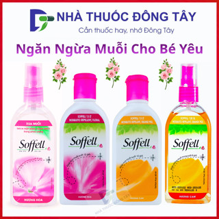 Xịt Chống Muỗi Soffell / Kem Chống Muỗi Soffell Bảo Vệ Cho Bé Khỏi Muỗi Và Côn Trùng (Dạng Xịt 80ml, Kem 60ml) Nhà Thuốc