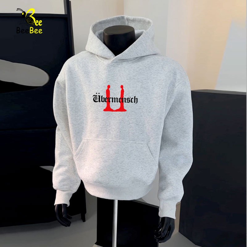 Áo HOODIE nỉ GD G-Dragon "Ubermensch" Form Oversized nỉ bông 350gsm in chữ bigbang basic chống nắng