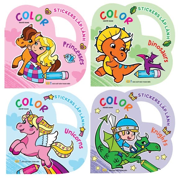 Sách -  Color Stickers Lấp Lánh - ndbooks