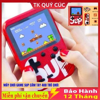 Máy chơi game cầm tay SUP 400 trò - Kết nối Tivi chơi 2 người - Máy chơi game điện tử 4 nút cao cấp tay cầm Sup