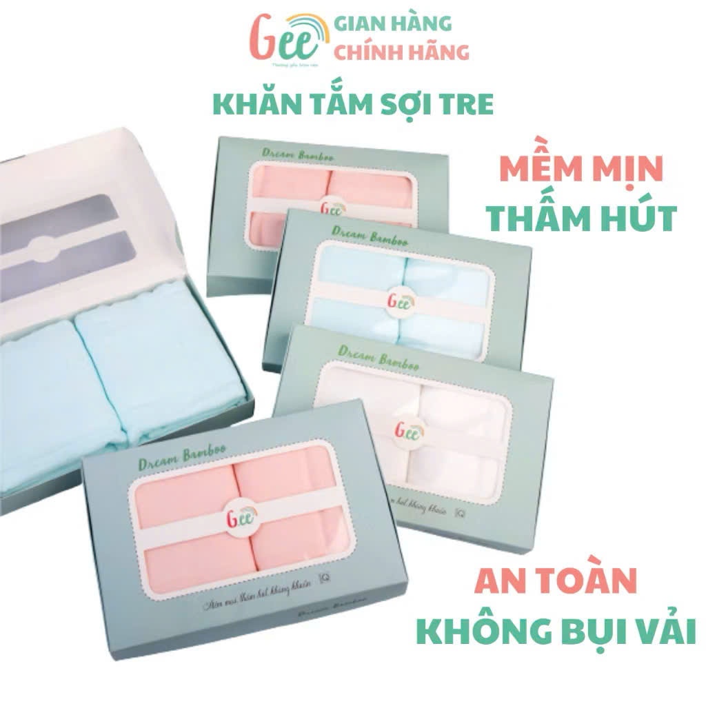 BABICO- Combo Trọn Gói Sơ SInh Hãng Gee: 2-4 Chiếc Khăn Tắm Size 95x95cm Và 10-20 Chiếc Khăn Sữa Gee
