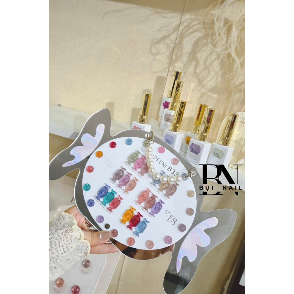 [B33] SET SƠN NHŨ 18 CHAI VENDEENI KÈM BẢNG MÀU