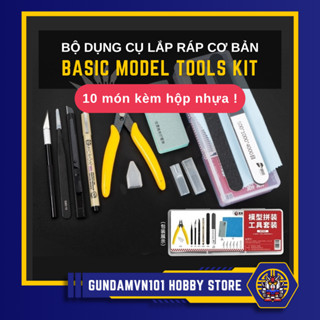   TẶNG HỘP  BỘ DỤNG CỤ LẮP RÁP MÔ HÌNH CƠ BẢN BASIC MODEL TOOLS KIT - chuyên dụng gundam sd hg mg diy 