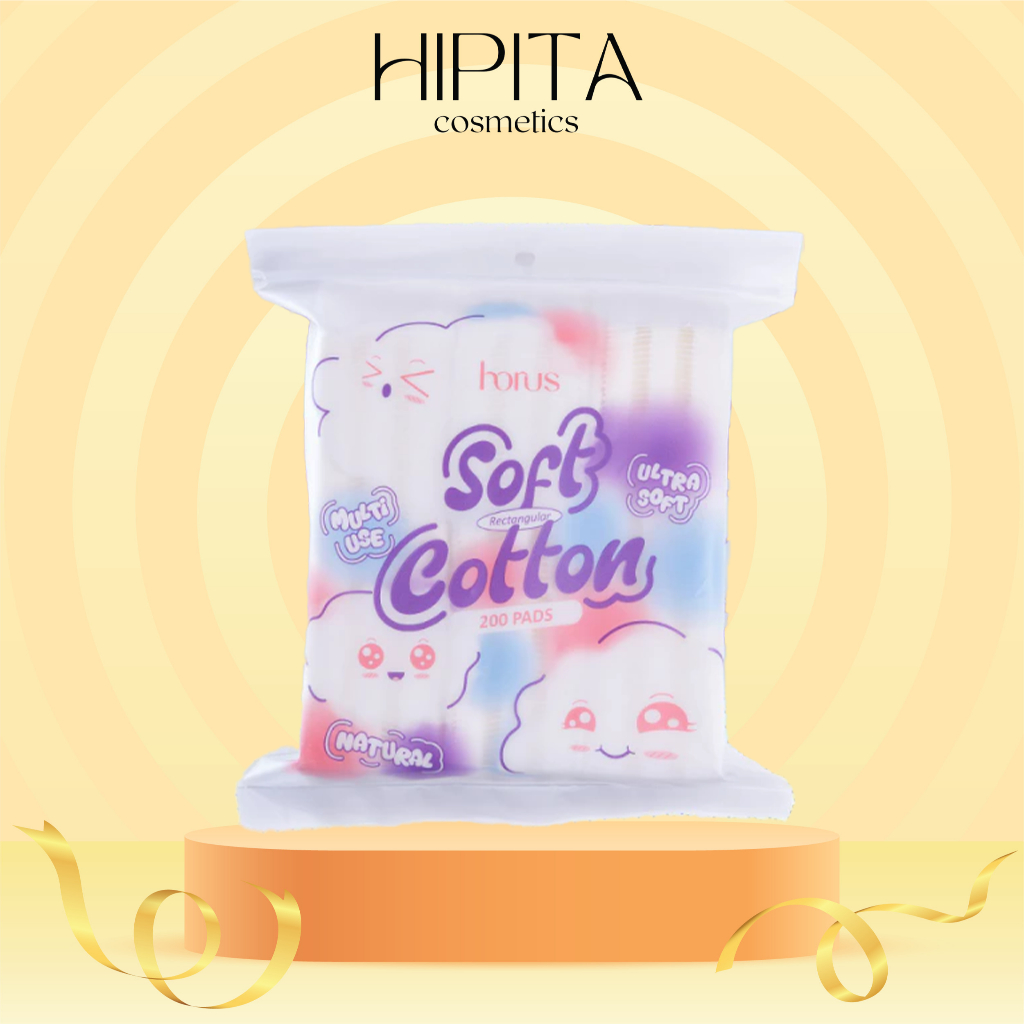 Bông tẩy trang Horus Soft Cotton 200 miếng