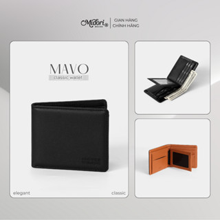 Ví Da PU Ngang MAVO Basic Bóp Đựng Tiền Thẻ Nhiều Ngăn Cầm Tay Nam Nữ | M Studio