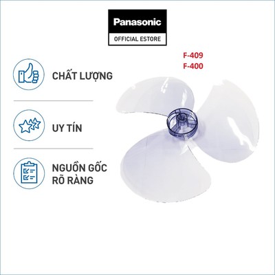 [SP Tách đơn] Cánh quạt (màu đen) của Quạt Panasonic, Model F-400H,K | F-409K, mã MX4050801AM-N0299