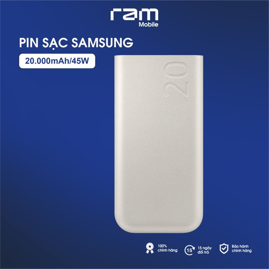 Pin sạc dự phòng 20000mAh Type C PD 45W Samsung EB-P4520