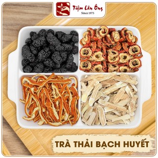  Trà thải bạch huyết trà dưỡng khí bổ huyết gồm: hoàng kỳ dâu tằm sơn tra trần bì 