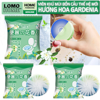  Viên tẩy bồn cầu LOMO tự động làm sạch khử mùi hôi diệt khuẩn trắng sáng men sứ hương hoa thiên nhiên dễ chịu 