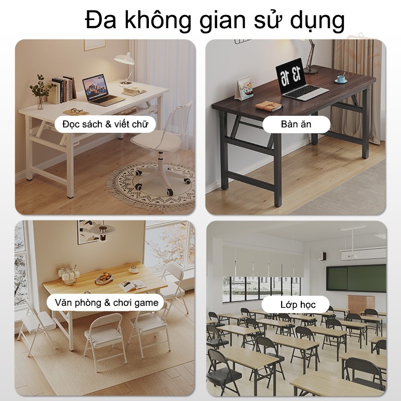 【Hà Nội giao nhanh】Bàn gấp đa năng học tập và làm việc tại nhà – Tiện lợi, chắc chắn, bền đẹp, dễ gấp gọn | BigBuy360 - bigbuy360.vn