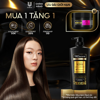  Dầu gội TRESemme Lamellar Gloss LamellarBond+ Phủ Bóng 8X Chuẩn Salon 450g 