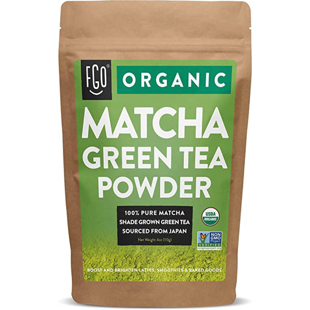 Bột trà xanh Matcha hữu cơ FGO 113g FGO Organic Matcha Green Tea Powder