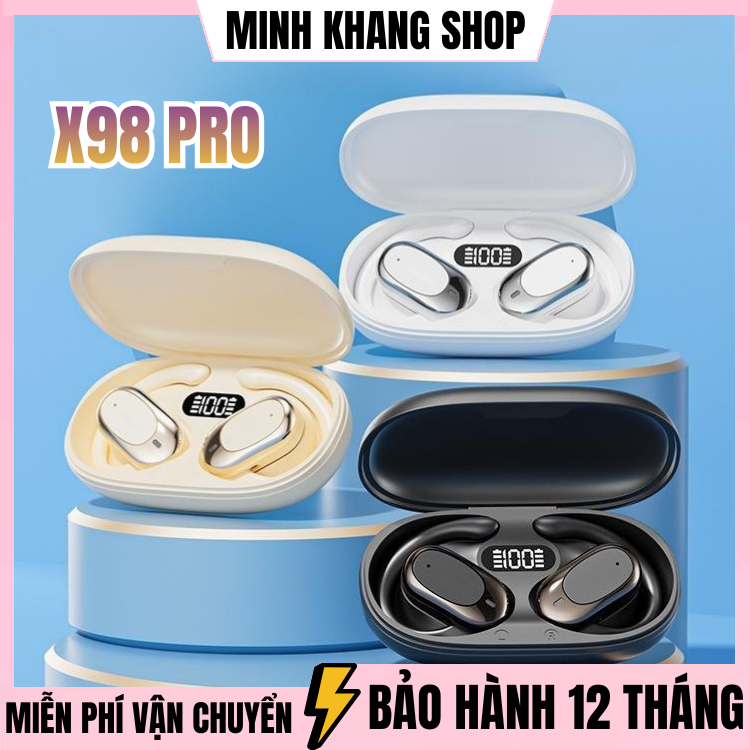 Tai nghe không dây X98 / M100 / F9 / M10 OWS Wireless Bluetooth 5.49 Hifi Stereo Giảm tiếng ồn LED t