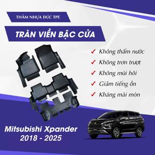  Thảm Lót Sàn Ô Tô TPE Cao Cấp Mitsubishi Xpander 2018 - 2025 Thảm Đúc TRÀN VIỀN Không Mùi 