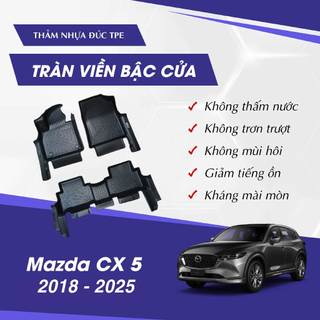  Thảm Lót Sàn Ô Tô TPE Cao Cấp Mazda CX5 2018 - 2025 TRÀN VIỀN Không Thấm Nước Không Mùi Hôi 