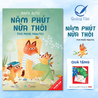 Sách tranh song ngữ Năm phút nữa thôi