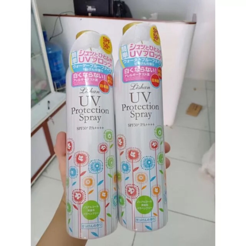 NARIS- Xịt chống nắng Lishan hương xà phòng 200g