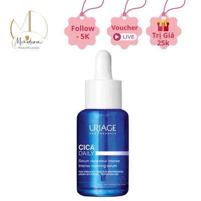Serum Uriage Bariederm cica daily Cấp Ẩm, làm dịu, làm lành và phục hồi da tổn thương hằng ngày 30ml