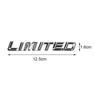 Decal chữ kim loại limited, chi tiết nhỏ, khẳng định đẳng cấp xe bạn