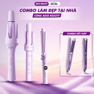   COMBO LÀM ĐẸP AKIO VIP  Trọn bộ máy uốn tóc kết hợp dập phồng Akio Beauty 