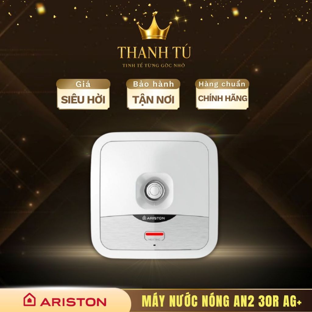 Máy nước nóng gián tiếp Ariston AN2 30R AG+ – Dung tích 30L, tiết kiệm điện, an toàn, chính hãng