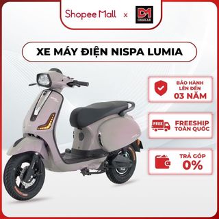 [Không Bình Ắc Quy] Xe Máy Điện Osakar Chính Hãng - Nispa Lumia - Phiên Bản Tiêu Chuẩn - Bảo Hành Lên Đến 3 Năm