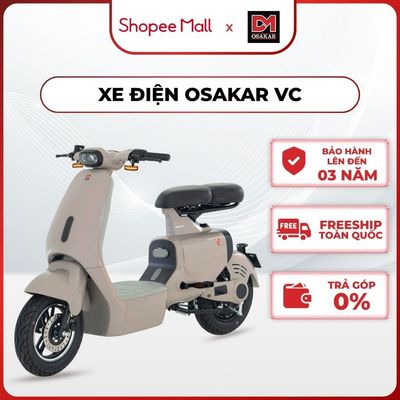 Xe Điện Osakar VC - Thiết Kế Hot Girl - Êm Ái Từng Chặng Đi - Chính Hãng Bảo Hành 3 Năm
