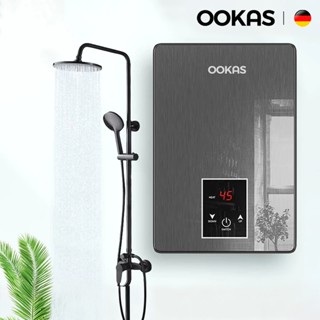  OOKAS Máy Nước Nóng Trực Tiếp bình nóng lạnh trực tiếp  Màn Hình Cảm Ứng LCD- Tặng kèm vòi sen 