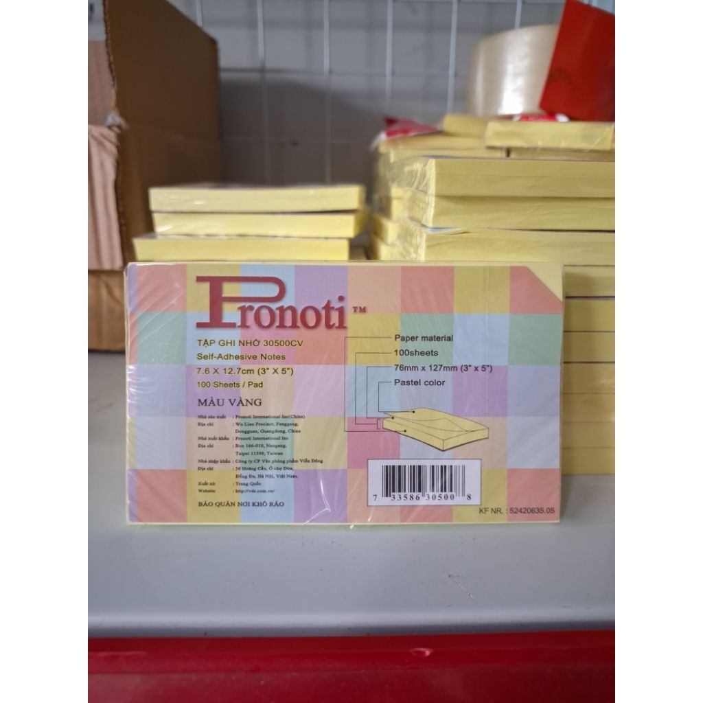 Giấy note 3x5 - Pronoti