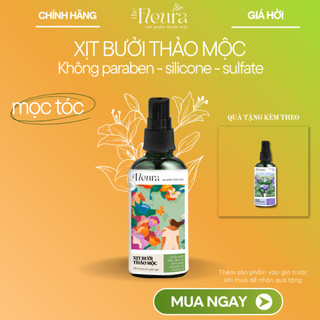  Xịt Mọc Tóc Nhanh Thảo Mộc The Fleura Xịt Bưởi Mọc Tóc An Toàn Hiệu Quả Hương Thơm Cỏ Cây Dễ Chịu 
