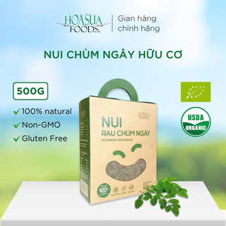  Nui chùm ngây Hoa Sua Foods hộp 500g - nui rau củ eatclean healthy ăn kiêng thực dưỡng 