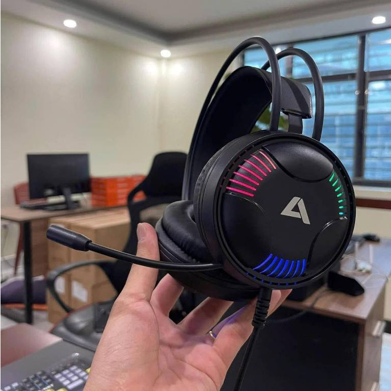Tai nghe GNET  AH11 7.1 led RGB . Tai nghe giá rẻ .Hàng chính hãng