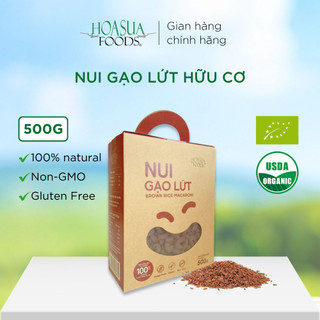  Nui gạo lứt Hoa Sua Foods hộp 500g - nui ăn kiêng giảm cân thực dưỡng eatclean healthy 